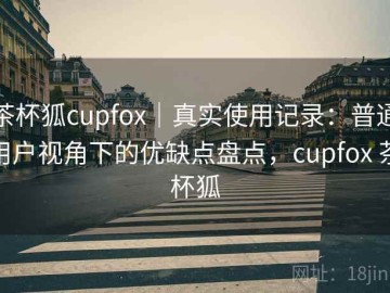 茶杯狐cupfox｜真实使用记录：普通用户视角下的优缺点盘点，cupfox 茶杯狐
