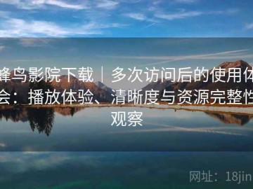 蜂鸟影院下载｜多次访问后的使用体会：播放体验、清晰度与资源完整性观察