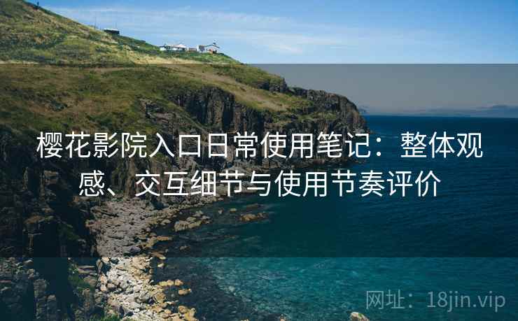 樱花影院入口日常使用笔记：整体观感、交互细节与使用节奏评价