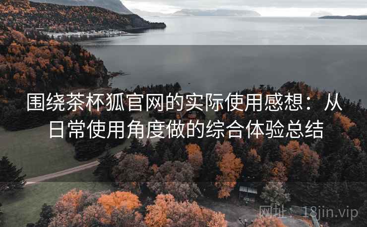 围绕茶杯狐官网的实际使用感想：从日常使用角度做的综合体验总结