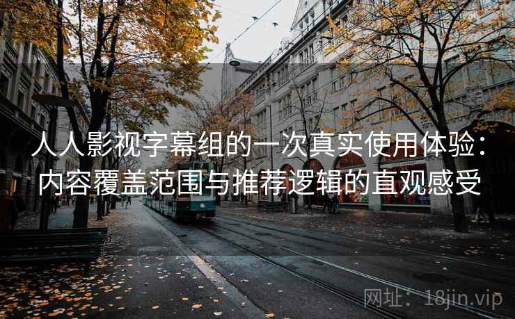 人人影视字幕组的一次真实使用体验：内容覆盖范围与推荐逻辑的直观感受